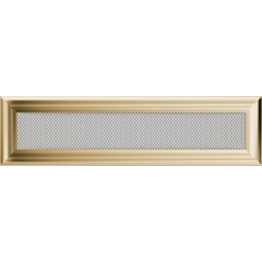 Решітка для каміна оскар мідний, оскар золото 11х42 см, фото 1