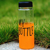 Пляшка My Bottle + чохол Black / Пляшка My Bottle + чохол Чорний