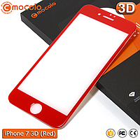 Захисне скло Mocolo iPhone 7 (Red) 3D