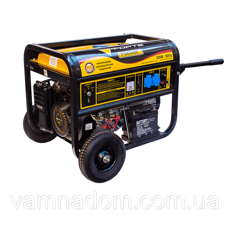 Бензиновий генератор FORTE FG6500EA з блоком автоматики
