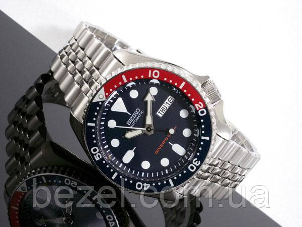 Мужские механические часы Seiko SKX009K2 Pepsi Сейко часы механические с автозаводом - фото 2 - id-p562255925