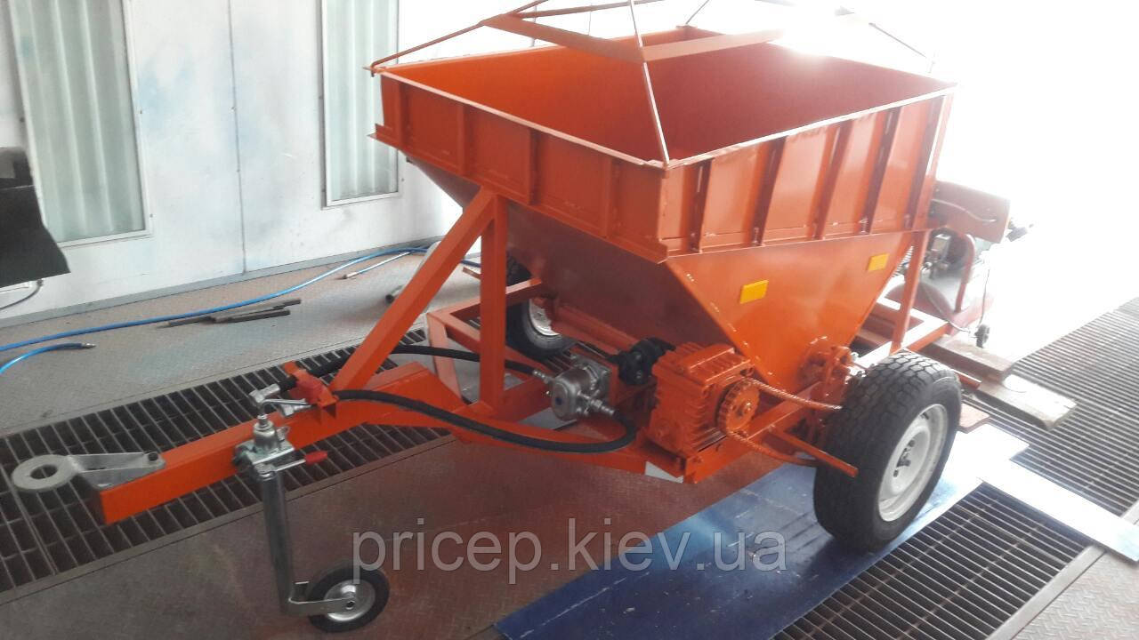 Причіп для посипання доріжок. Завантаження 1т., фото 1