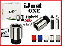 № 123 Drip Tip 510 Hybrid. Фирменный дрип тип для бакомайзера iJust ONE.