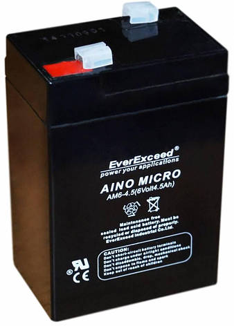 Акумулятор EverExceed AM 6-12 (6В, 12Ач), фото 2