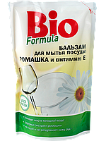 Бальзам для мытья посуды Bio formula "Ромашка и витамин Е" дой пак 500 мл