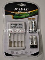Зарядний пристрій для акумуляторних батарейок Jiabao Digital Power Charger JB-212 АА або ААА (у комплекті)