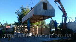 Модульний будинок 20 м. кв зі спальними антресолями