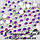 Стрази ss12 без клею Crystal АВ (хамелеони) (100шт.) холодної фіксації, фото 2