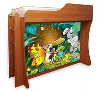 Шафа ліжко 2-х ярусне. Ліжко трансформер для 3 чоловік.