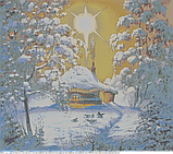 Схема для бісеру Будиночок у лісі, фото 2