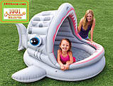 Дитячий надувний басейн Intex 57120 "Акула", розмір 201х198х109 див., фото 2