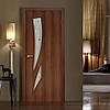 Міжкімнатні двері Оміс Фієста СС+КР горіх, фото 2