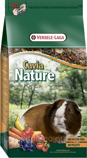 Versele-Laga Nature КАВИА НАТЮР (Cavia Nature) суперпреміум корм для морських свинок 10 кг