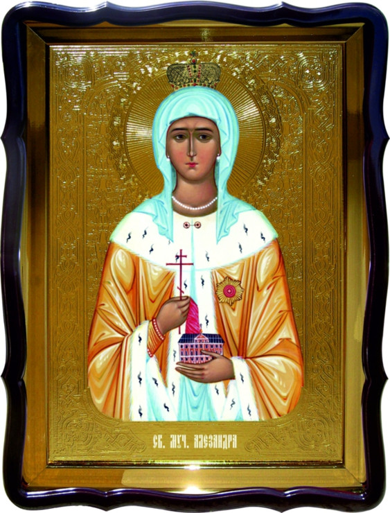 Икона Святая Александра поясная, купить для храма - фото 1 - id-p562425260