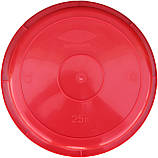 Таз пластиковий харчовий Рондо 25 літрів Ø 50 см h=19.5 см (Горизонт), фото 5