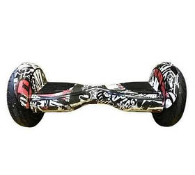 Гіроборд 8" BT HD білий/чорний/графіті (АКБ Samsung)