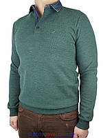 Чоловічий стильний светр Fabiani 3439 зелений