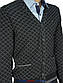 Чорний чоловічий кардиган Fabiani 4019 на ґудзиках, фото 2