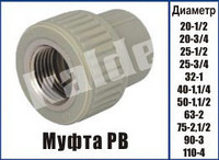 Муфта внутрішня різьба Kalde МРВ ∅ 20х1/2"