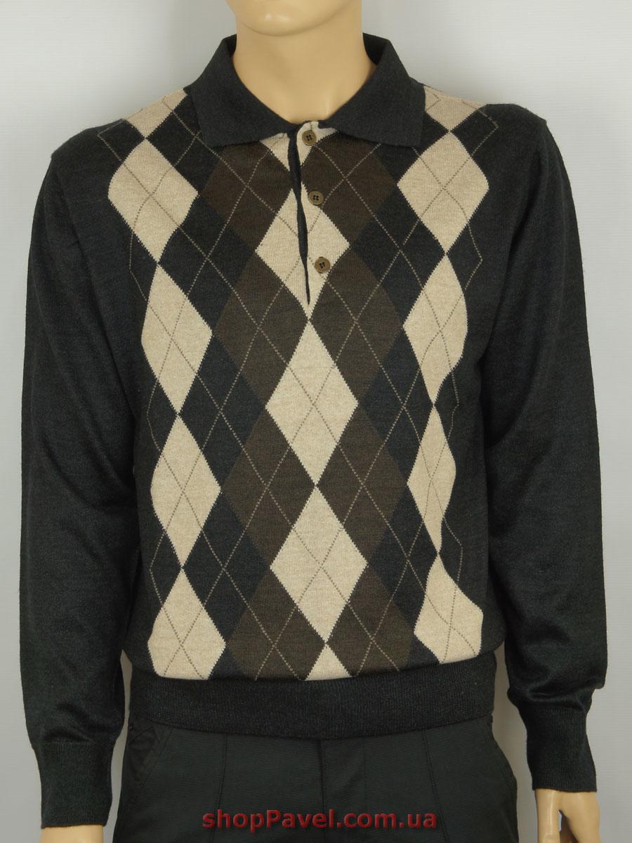 Чоловічий светр Taddy 0300 Н з коміром в різних кольорах, фото 1