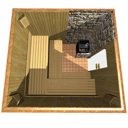 Лазня під ключ з кам'янкою