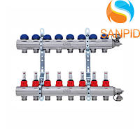 Колектор з витратомірами FIV 8 виходів х 1"