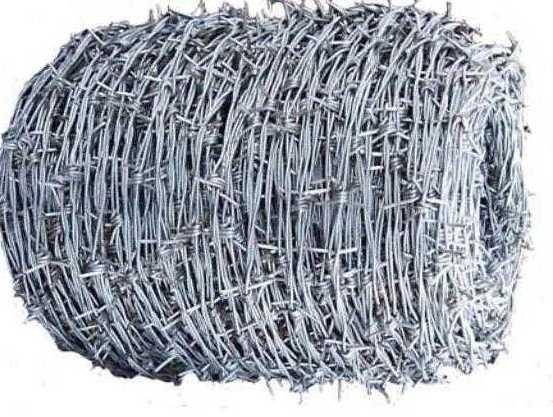 Проволока колючая оцинкованная двухосновная 1,8 мм (10 кг, 170 метров ...