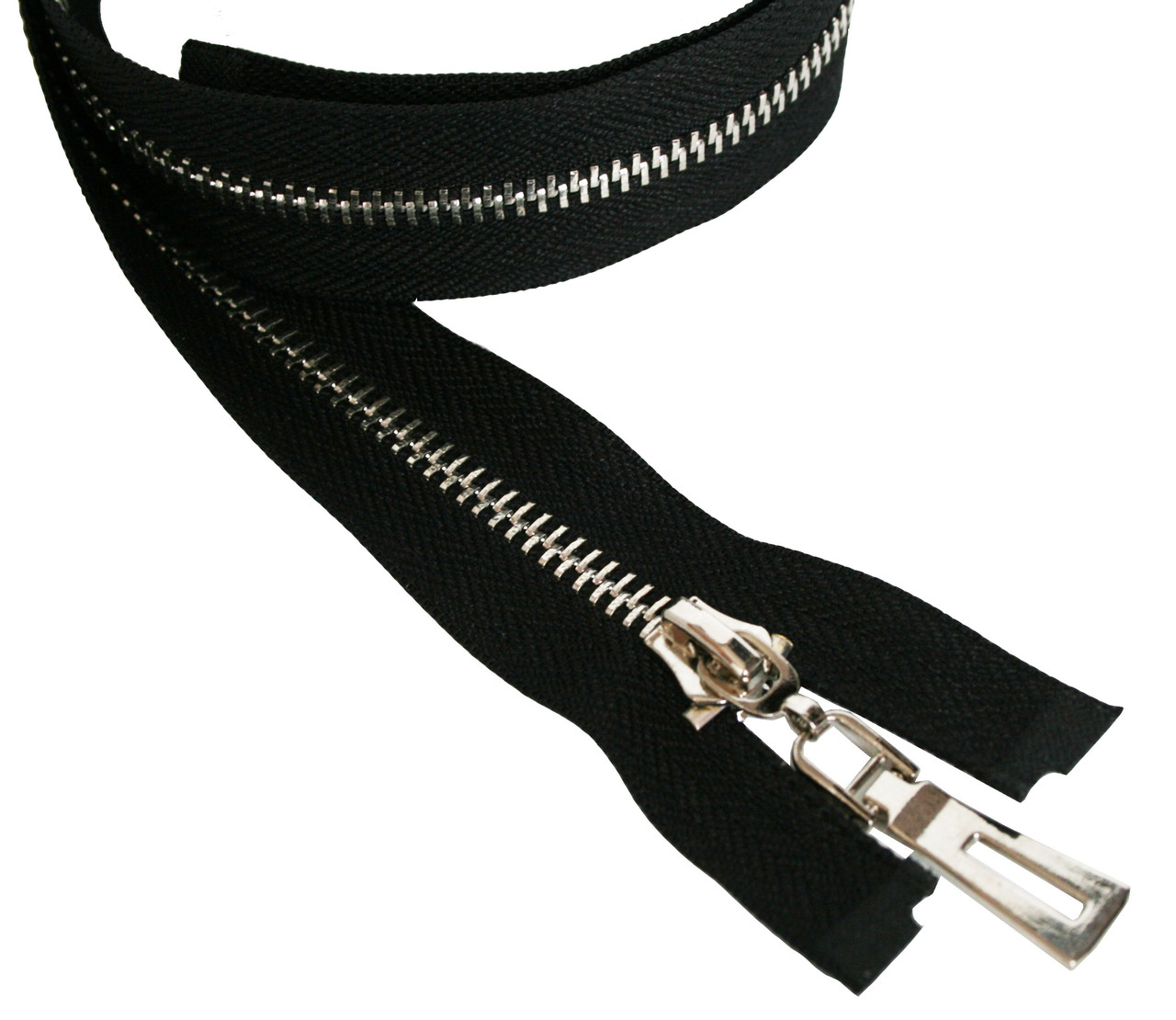 Блискавка метал нікель №5 80см (10шт/уп), фото 1