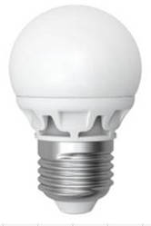 LED лампа E27 5W(400Lm) 2700K Electrum шар LB-11   керамич. корп.