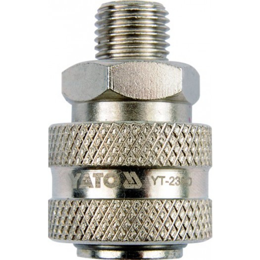 Швидкознімна муфта із зовнішньою різзю 1/4" YATO