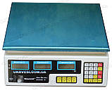 Ваги торговельні Nokasonic white 6V 40 кг, фото 4