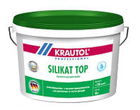 Краска силикатная KRAUTOL SILIKAT TOP В1 фасадная, 10 л