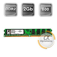 Модуль пам'яті DDR2 2Gb Kinsgton (KVR800D2N6/2G) PC-6400 800