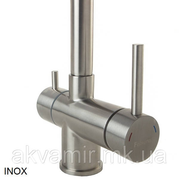 Смеситель Fabiano FKM-31.5 S/S Inox (нержавеющая сталь) с подключением к фильтру - фото 3 - id-p531874750