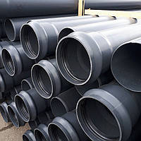 Труба Пвх зовнішня 315/11,9 мм/6м/10атм водонапірна - Мпласт