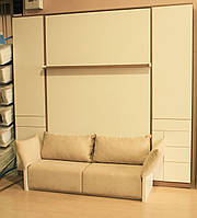 Шафа ліжко диван. Ліжко трансформер з диваном. Спальне місце 140*200