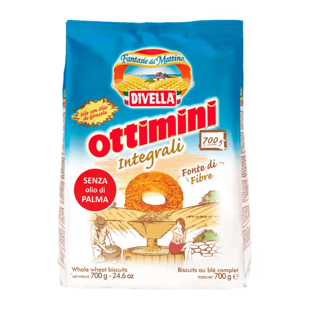 Печиво Divella Ottimini Integrali, 400 г