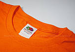 Оранжева футболка дитяча м'яка унісекс Sofspun Fruit of the Loom, фото 2