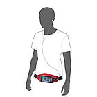 Сумка на пояс для смартфонів до 5 дюймів із сенсорним екраном RunBelt червона, фото 7