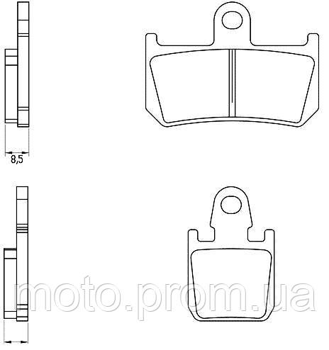 Керамические Итальянские тормозные колодки FT 5118 для мотоциклов Yamaha Mt-01, Yamaha V-max, Yamaha Yzf r1 - фото 1 - id-p562780046