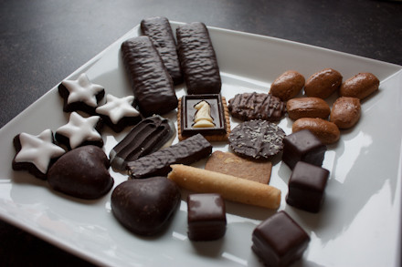 Печенье песочное с шоколадом ассорти Lambertz Compliments, 500 г. - фото 6 - id-p561612160