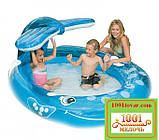 Дитячий надувний басейн Intex 57435 з душем "Кит", 208 л, 3,06 кг (208х163х99 см), фото 2