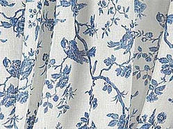 Тюль кисея "Пташки сині"