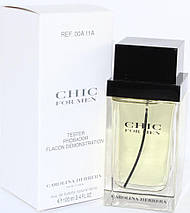 Carolina Herrera Chic For Men туалетна вода 100 ml. (Тестер Кароліна Херрера Чик Фор Мен), фото 3