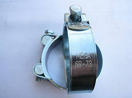 Хомут 68-73 W1 силовий HYDRO TECH сталевий оцинкований