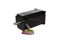 Кроковий двигун 8.5 N. m 34НЅ4802В 5.0 А NEMA34 (вал на дві сторони), фото 5