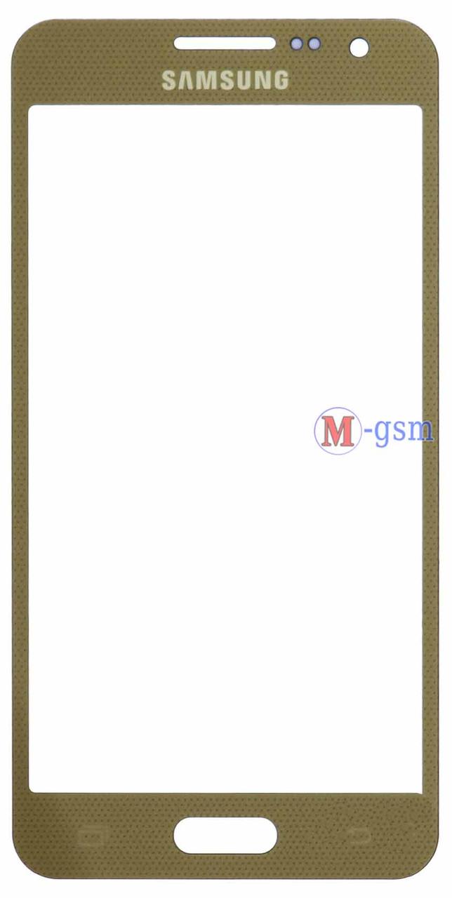 Корпусне скло на Samsung A300F, A300FU, A300H золотисте