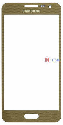 Корпусне скло на Samsung A300F, A300FU, A300H золотисте, фото 1