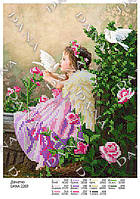 Схема для вишивання бісером А4 формату DANA "Дівчинка" 2269