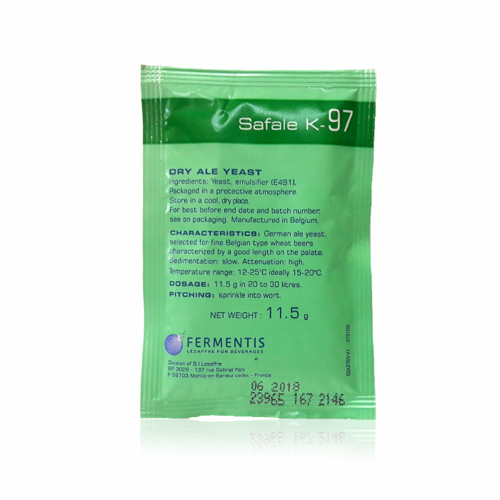 Дріжджі элевые Fermentis Safale K-97